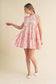 FLUTTER SLEEVE BABYDOLL MINI DRESS