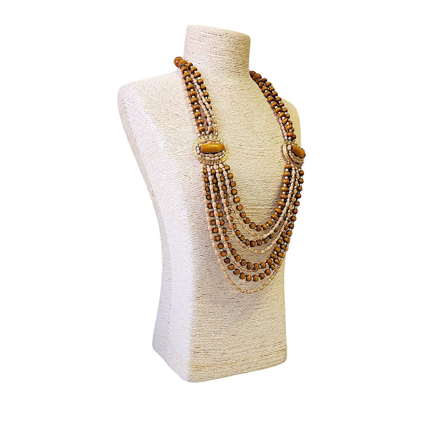 Multi-Strand Beaded Necklace