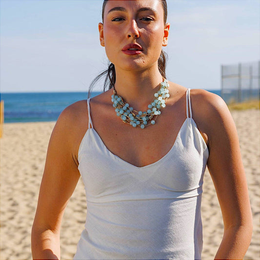 Layered Green NEcklace