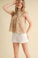 EYELET LACE TRIM TOP