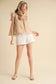 EYELET LACE TRIM TOP