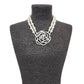 Pearl with Flower Pendant Necklace