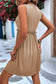 SLEEVELESS LACE KNITTED RESORT DRESS