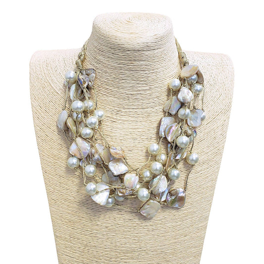 Pearl Seashell Necklace
