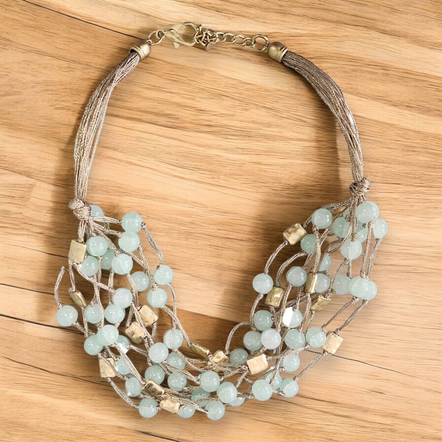 Layered Green NEcklace