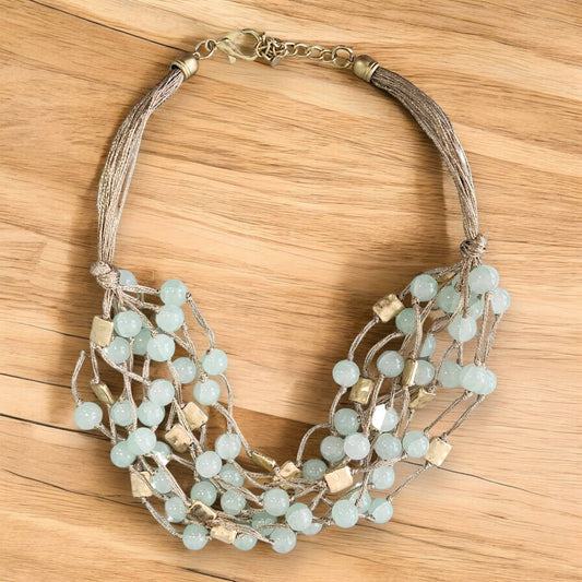 Layered Green NEcklace
