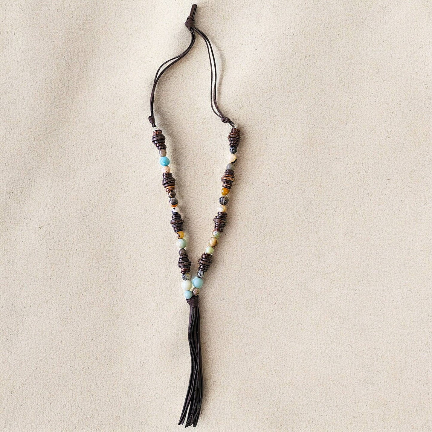 Boho Beaded Necklace